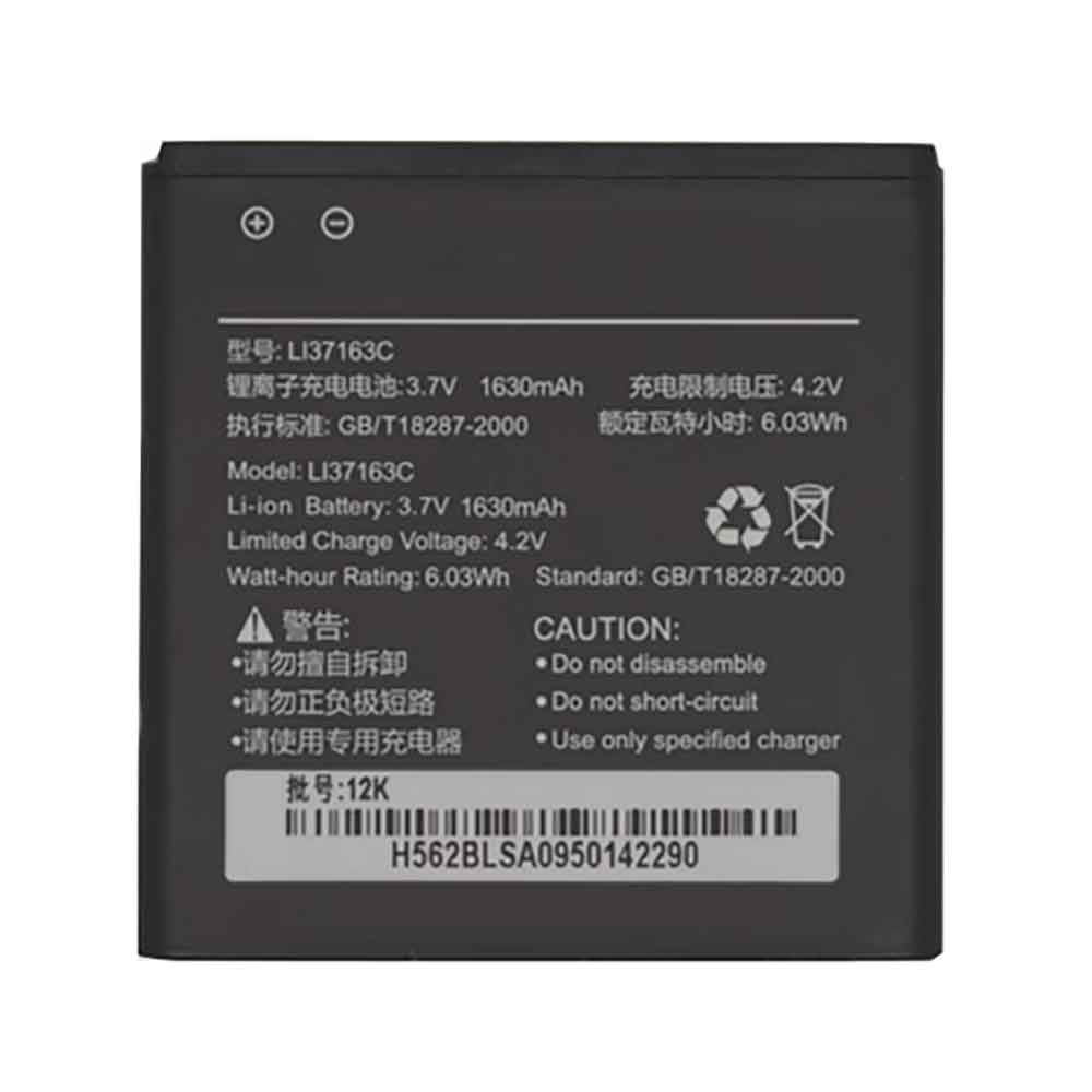 Li37163C batería batería